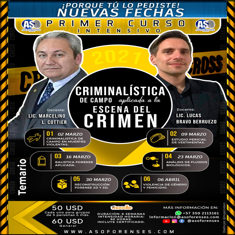 Criminalística de campo aplicada a la escena del crimen